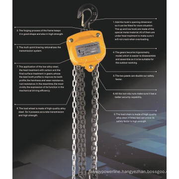 CE GS TUV Approved Manual Toyo Hoist